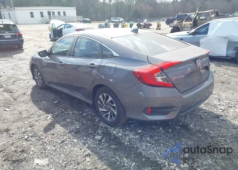 2018 Honda Civic Ex from USA, damaged, VIN 19XFC2F7XJE007998